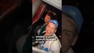 Ещё больше видео с задержанием OhGeesy и Lefty Gunplay полицией Лос-Анджелеса! #ohgeesy #leftygun...