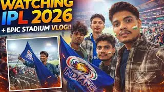 Mi & Rcb Match enjoy in Bca stadium full masti vlog 😄