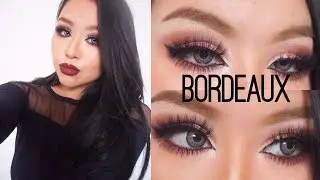 【黒髪に似合う】ボルドー落ち葉秋メイク| Bordeaux makeup tutorial ｜ The power of make up