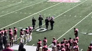 Kutztown Pipe Band Military Appreciation Day football game at Kutztown University
