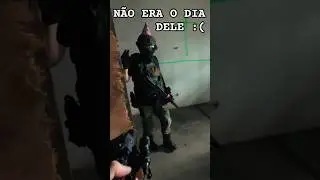 Isso que d&aacute; n&atilde;o gritar morto 😂 L&eacute;o mais uma vez se ferrando cmg no #airsoft  hauahauah