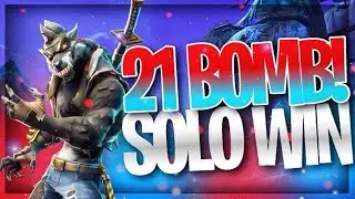 Fortnite 21 Kill Solo Win | Dire Skin Gameplay  (Fortnite battle royal)