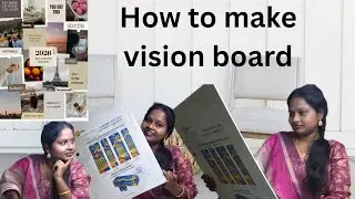 How to make vision board #dream #goals #selfimprovement #telugu #video 