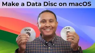 Create a Data Disc on macOS