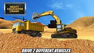Heavy Excavator Crane Sim Android Gameplay