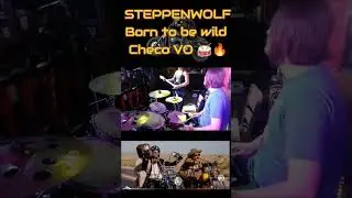 Steppenwolf - Born to be wild P.2 #steppenwolf #shortmusic #drumcover #rock #drummer #youtubeshorts
