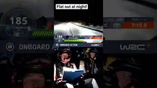 Evans FLAT OUT On Snow & Ice - At Night! 😮
