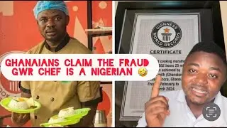 Ghanaians Now Claim the Fraud Chef Smith is Nigerian 😂Ghanaians do anything to make Nigeria Look B@D