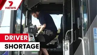 Sydney bus services cut amid driver shortage | 7NEWS