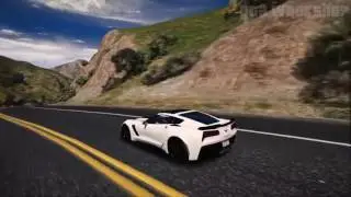 GTA 5 REDUX Ultra Realistic Graphic ENB MOD Corvette C7 Z06 1080p 60 FPS PC GTA V