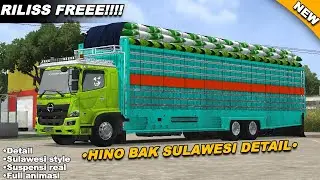 RILISS!!! Mod HINO 500 SULAWESI LONG|||BUSSID!!! FREEE|||DETAIL