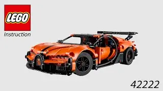 LEGO Instruction - Technic - 42222 - Bugatti Chiron Pur Sport Hypercar