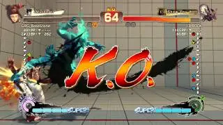 Ultra Street Fighter IV battle: Juri vs Seth