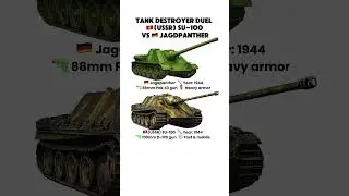 SU-100 vs Jagdpanther &ndash; WWII Tank Destroyers Face Off! 🔥