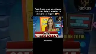 Recordemos como los antiguos concursos de la TV espa&ntilde;ola sin duda eran los mejores 🤣🇪🇸: