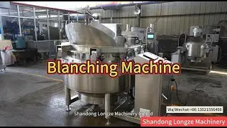 Automatic Electric Blanching Machine for Seafood Boiling Crab Potatoes Fruit Pot with Mixer