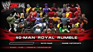 WWE 2K14 Royal Rumble: Season Finale (Marvel VS DC)