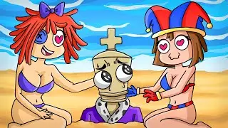 &iexcl;POMNI Y RAGGATA SE ENAMORARON DE KINGER! - INCRE&Iacute;BLE CIRCO DIGITAL EN MINECRAFT