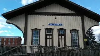 The Kutztown railroad station. (very windy at spots) Kutztown PA.