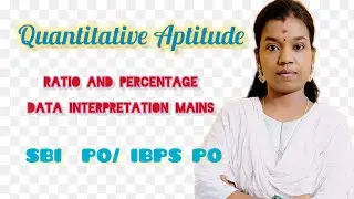 Data Interpretation #Ratioandpercentage #ibpspomains #sbipomains   #supremestarters