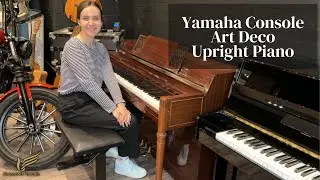 Yamaha Console Upright Piano Art Deco in Mahogany Polyester | Review & Demo | Sherwood Phoenix