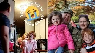 Soldier Pranks Wife And Kids On Return From Deployment