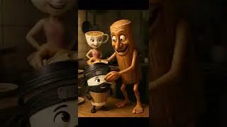 Tung Tung Sahur Saves The Kitchen From The Floury Ninja! #animation #brainrot #funny #sahur