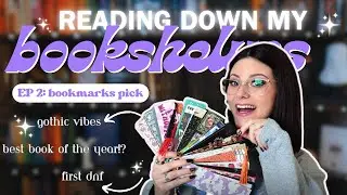 bookmarks pick my tbr 🦋🌿 from a dnf to a new favorite book || reading down my bookshelves || vlog