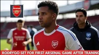 RODRYGO UNLEASHED: BRAZILIAN SUPERSTAR SHOCKS ARTETA IN FIRST ARSENAL TRAINING AHEAD OF DEBUT!