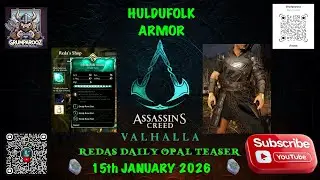 REDAS DAILY OPAL TEASER 15/1/26 Assassin&rsquo;s Creed Valhalla