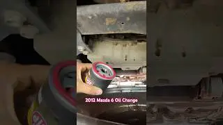 2012 Mazda 6 Oil Change #mazda6 #mobilemechanic #oilchange #airfilter #wiperblades #turnsignal