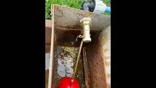 Fitting a new ballcock to sheep water drinker