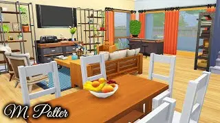 The Sims 4: Eco Lifestyle Miner Mansion Renovation 🏡 (No CC)//Speed Build