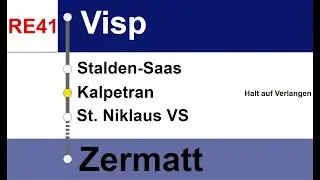 MGB Ansagen » RE41 Visp — Zermatt | SLBahnen