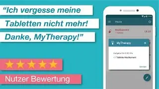 Medikamenten und Tabletten Erinnerung - MyTherapy