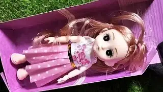 Cute doll un boxing ❤️ relaxing sound 🤩 satisfying #toy candytreats