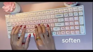 the day can soften now | late night keyboard ASMR