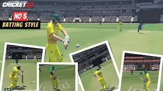 Breaking Down Batting Style #5 in Cricket 22