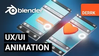3D UX/UI Animation in Blender 2.8