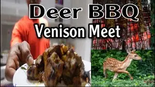 மான் கறி | How to Grill Venison | Grilled Deer Tenderloin on a Charcoal BBQ | Dubai | हिरण करी | cc|