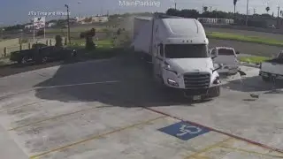 New video shows moment 18-wheeler veered off Texas highway, crashing into a home