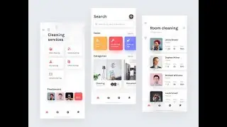 Cleaning Service App UI Flutter