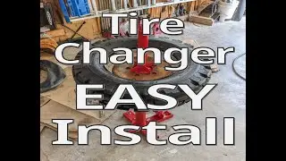 Mounting Harbor Freight Tire Changer – for QUICK install and removal