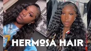 DEEP WAVE HD LACE WIG INSTALL FT. Hermosa Hair