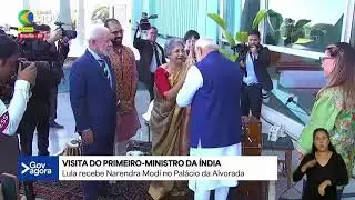 🔴 Presidente Lula recebe o primeiro-ministro da &Iacute;ndia, Narendra Modi em Bras&iacute;lia