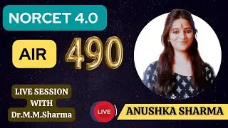 MEET WITH NORCET EXAM -2023 TOPPER AIR 490 DMMS CREATING HISTORY INTERVIEW WITH Anushka Sharma ||