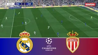 Real Madrid vs Monaco - UEFA Champions League 25/26 | Full Match All Goals | Pes 21 Gameplay