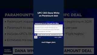 UFC CEO Dana White on Paramount deal