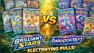 Brilliant Stars VS Paradox Rift! Insane Pack Battle & ELECTRIC Pulls!
