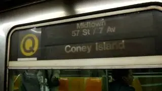 Coney Island Bound R68 Q Train @ 34th Street